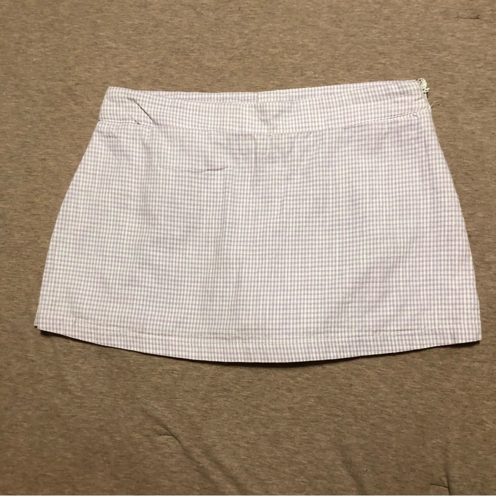 Free People Gingham skort
